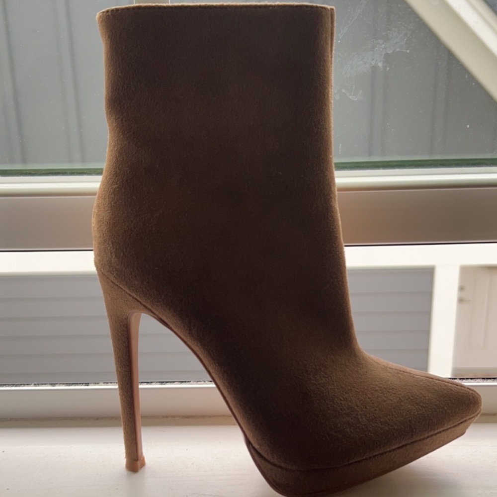 Brown booties